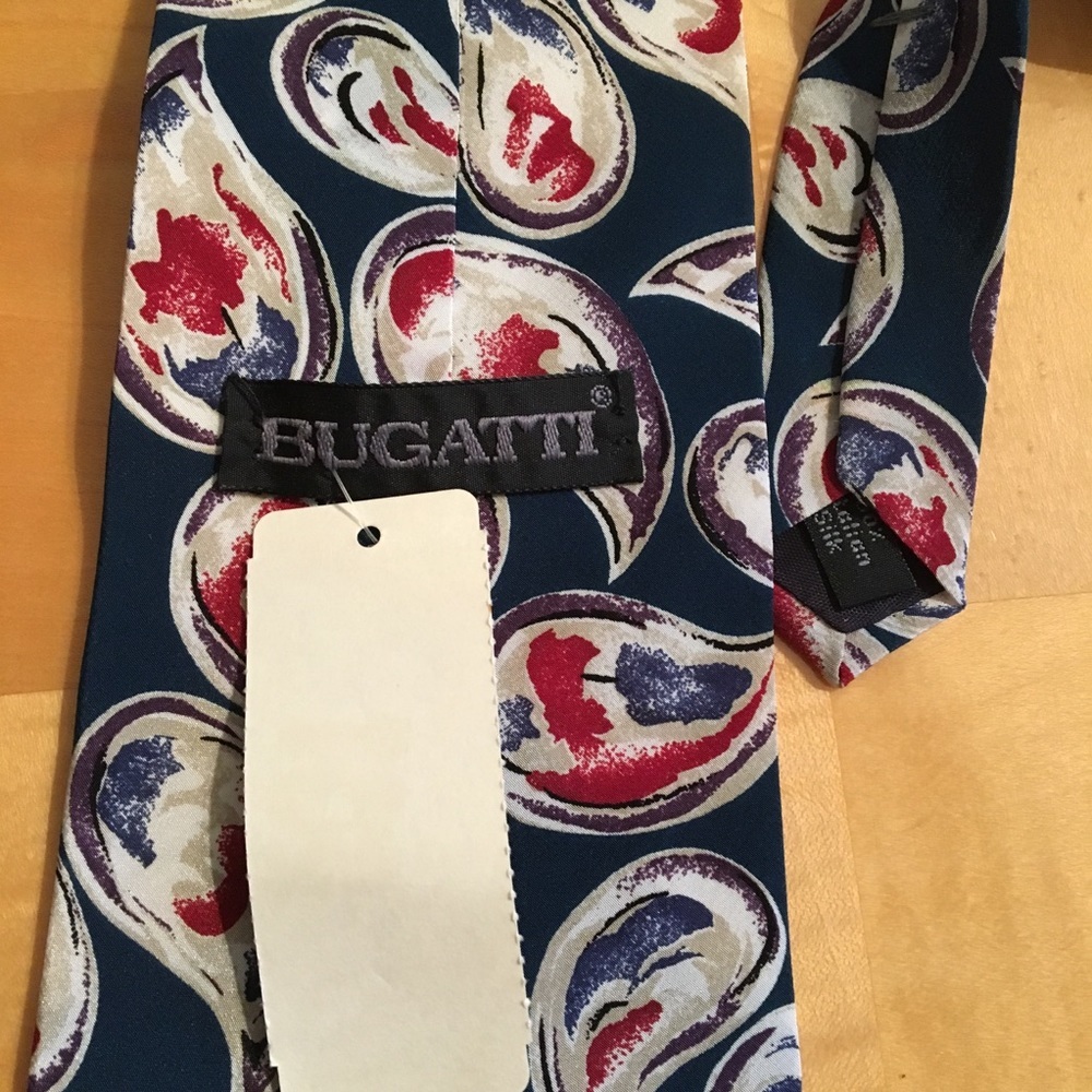 NWT Bugatti silk tie